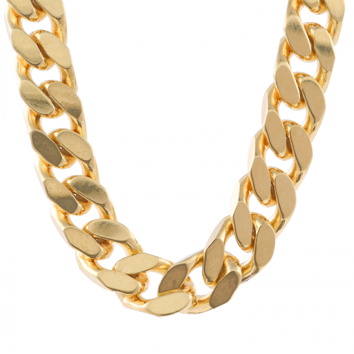 Goldkette Panzerkette Länge 60cm - Breite 6,0mm - 750-18 Karat Gold