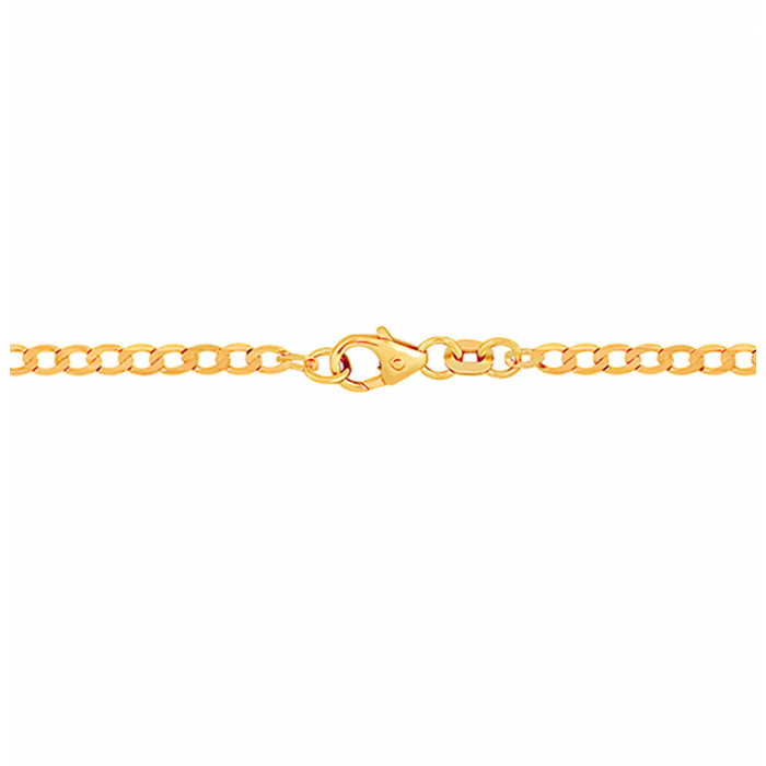 Goldkette Panzerkette Länge 19cm - Breite 2,6mm - 333-8 Karat Gold
