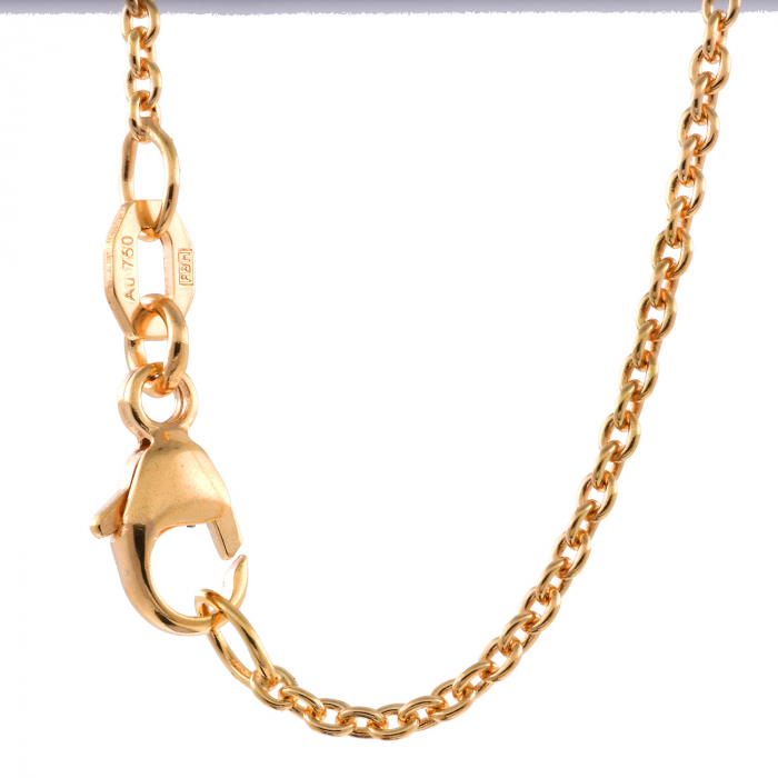 Goldkette Ankerkette Länge 50cm - Breite 1,5mm - 750-18 Karat Gold