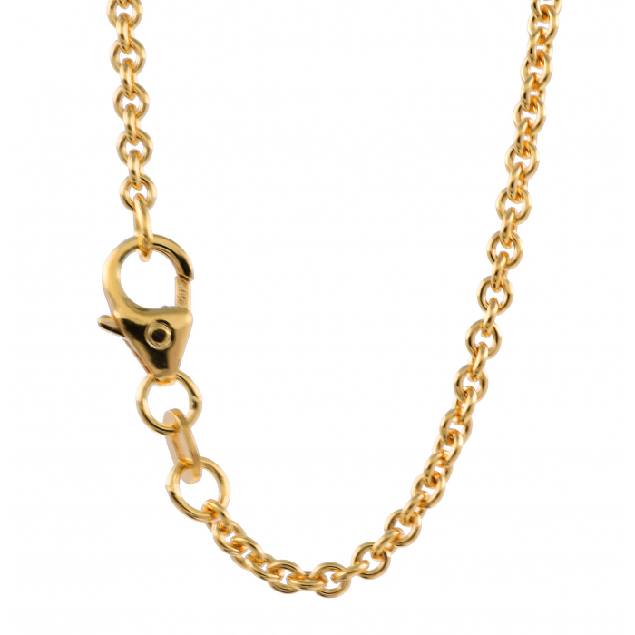 Goldkette Ankerkette Länge 42cm - Breite 2,0mm - 750-18 Karat Gold
