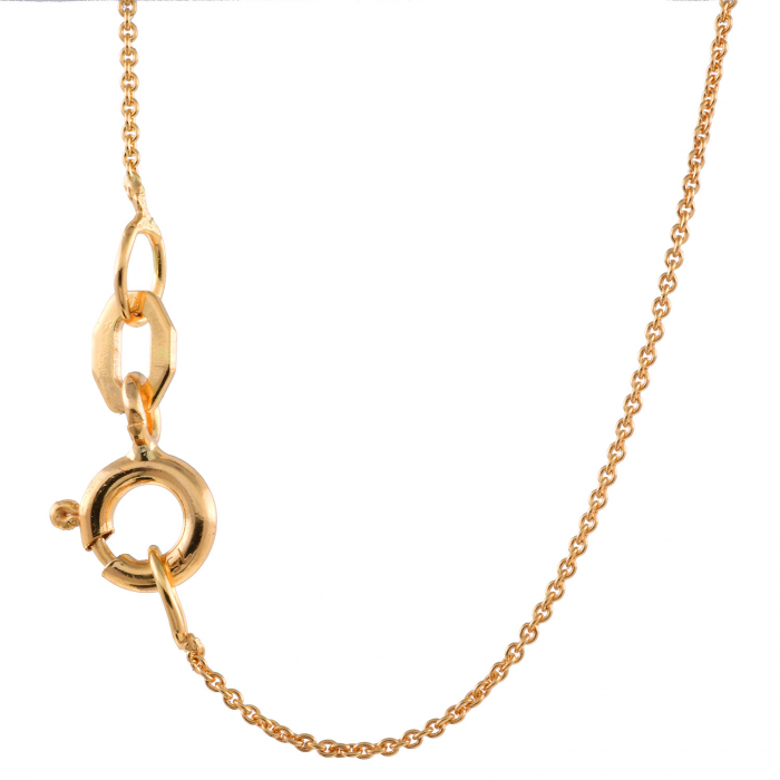 Goldkette Ankerkette Länge 40cm - Breite 0,8mm - 750-18 Karat Gold