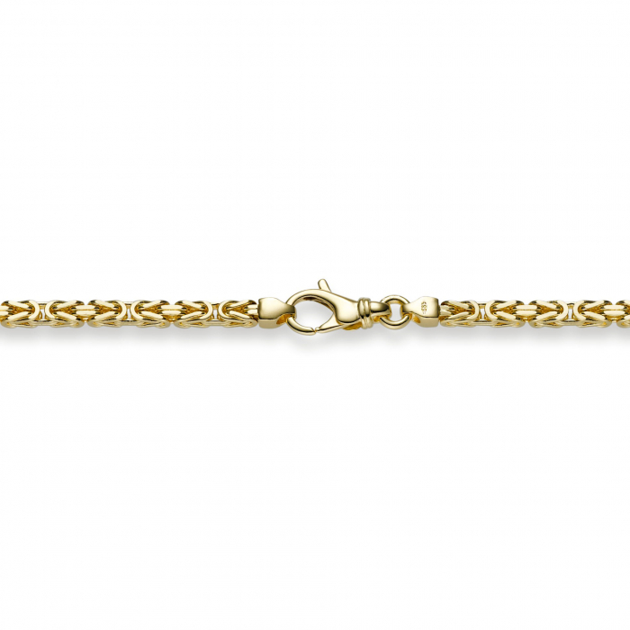 3,0 mm 21 cm 750 - 18 Karat Gold Armkette Königskette massiv Gold hochwertige Goldkette 14,5 g