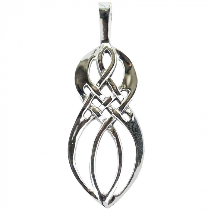 Anhänger Keltische Harmonie Schmuck 925er Silber - Keltische Knoten - 43x16mm