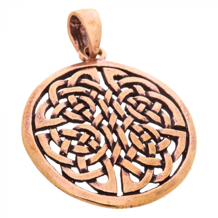 Anhänger Keltisches Knotenkreuz Bronze Schmuck - Kreuze -  39x28mm