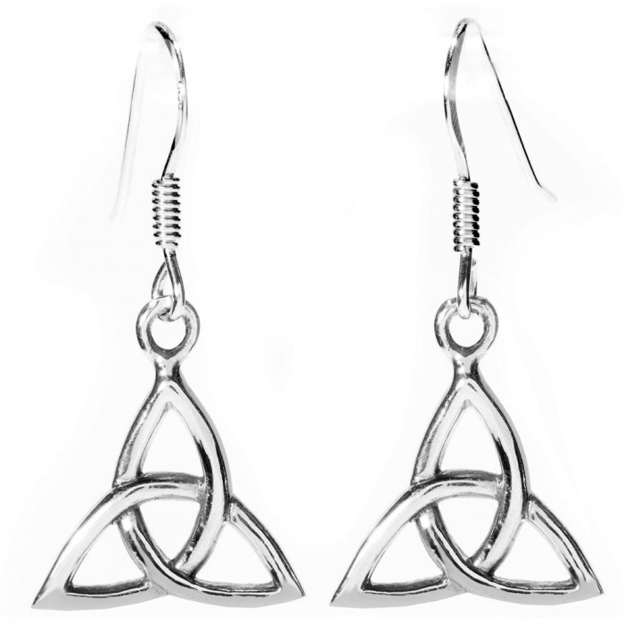 Ohrhänger, Ohrringe Celtic Unity Triade Ohrschmuck 925er Silber
