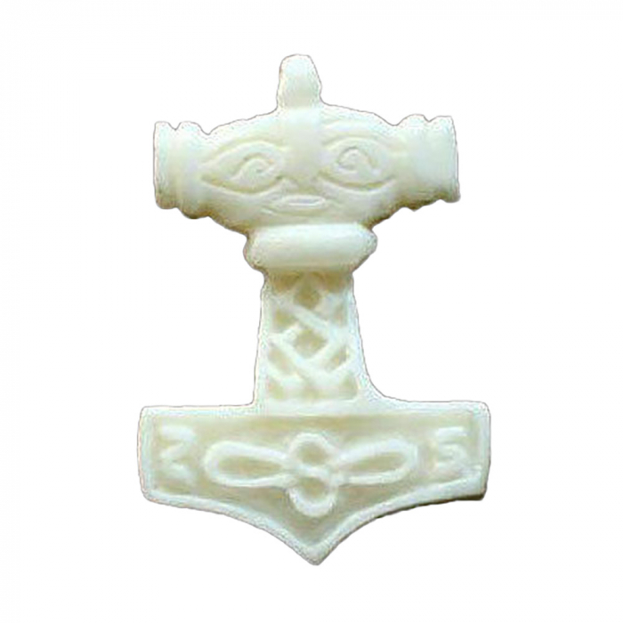 Rinderknochen Thorshammer Anhänger Schmuck - Thorhammer - 35x25mm
