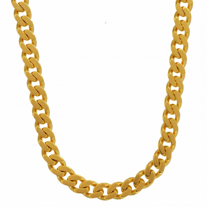 Goldkette Panzerkette Länge 55cm - Breite 4,1mm - 333-8 Karat Gold