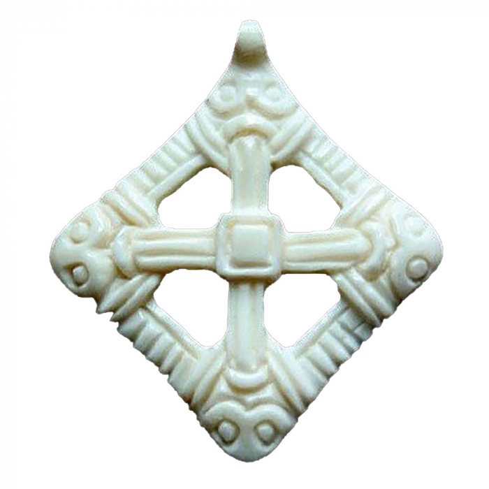 Knochen Viking Cross Anhänger Schmuck Wikinger