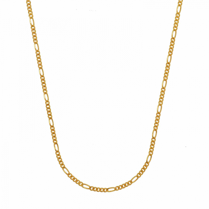 Goldkette Figarokette Länge 40cm - Breite 1,1mm - 333-8 Karat Gold