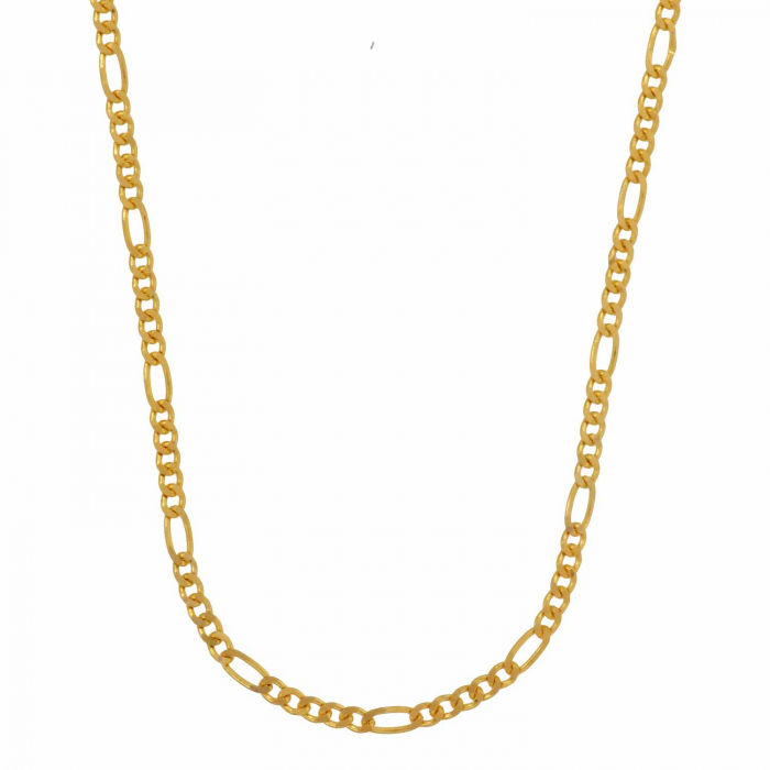 Goldkette Figarokette Länge 45cm - Breite 1,5mm - 333-8 Karat Gold