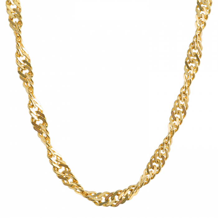 Goldkette Singapurkette Länge 60cm - Breite 2,2mm - 333-8 Karat Gold