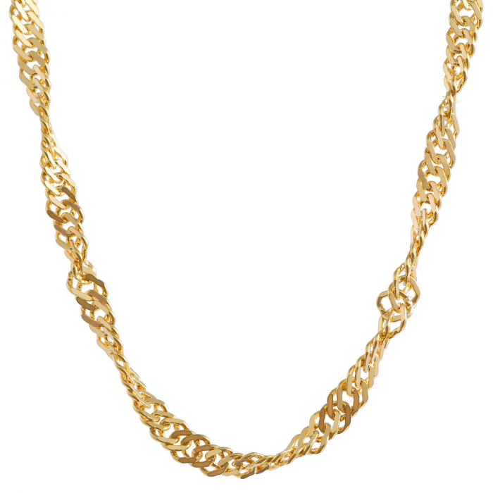 Goldkette Singapurkette Länge 45cm - Breite 1,8mm - 585-14 Karat Gold