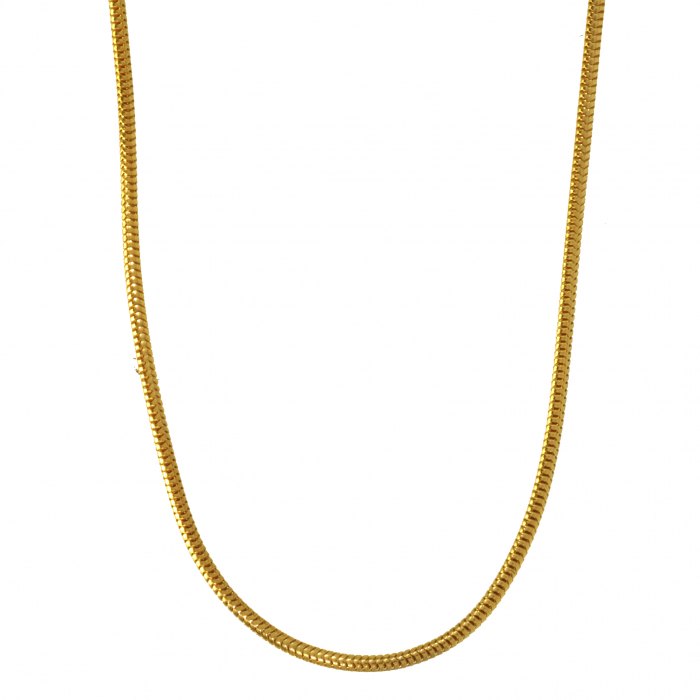 Goldkette Schlangenkette Länge 45cm - Breite 1,2mm - 750-18 Karat Gold