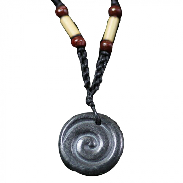 Spirale Speckstein Schmuck Anhänger