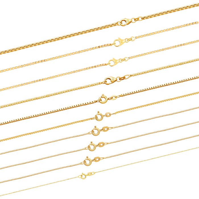 Venezianerkette Halskette  333 - 8 Karat Gold Auswahl