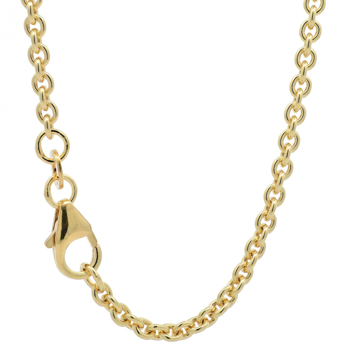 Goldkette Ankerkette rund Halskette Breite 2,4 mm - 333 - 8 Karat Gold