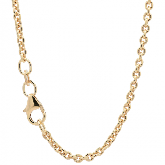 Ankerkette rund Halskette Breite 2,4 mm - 585 - 14 Karat Gold Auswahl