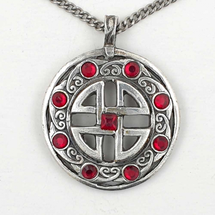 Schildknoten groß Amulett  Thor Schutzsymbol 925er Silber Talisman: 37 mm