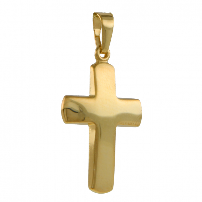 Anhänger Kreuz mit 585 - 14 Karat Gold Juwelier Qualität