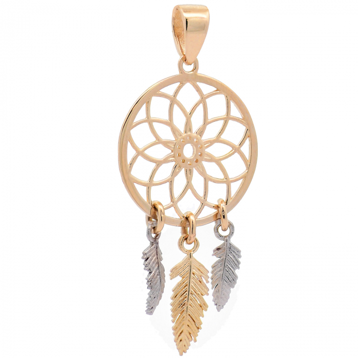 Anhänger Traumfänger 585 14 Karat Gold (ohne Kette)