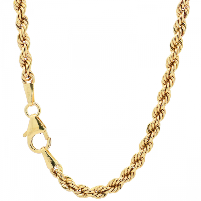 Goldkette Kordelkette hohl Halskette Breite 2,7 mm - 333-8 Karat Gold