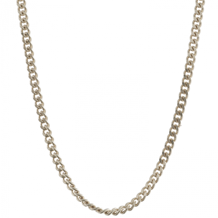 Goldkette Panzerkette Länge 36cm - Breite 1,4mm - 333-8 Karat Weißgold