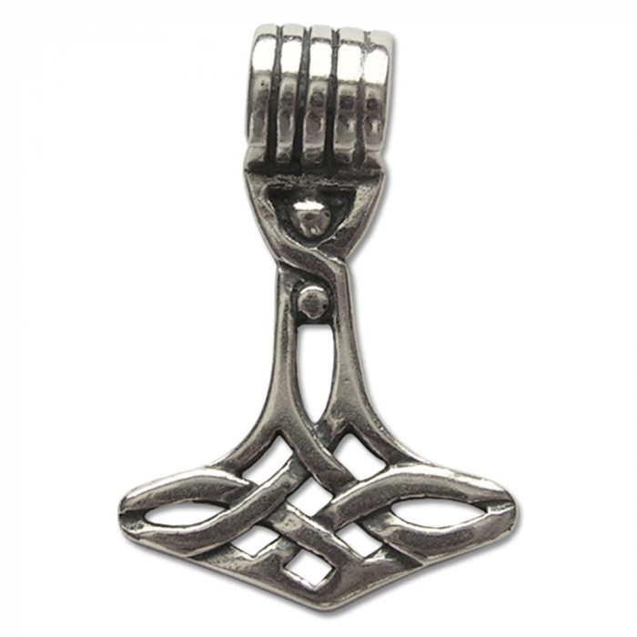 Thor’s Hammer Schmuck Anhänger 925er Silber - Thorhammer - 26x18mm
