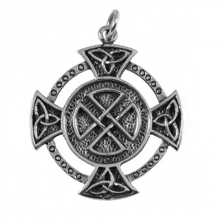 Keltischer Schmuck Anhänger 925er Silber 35x42mm