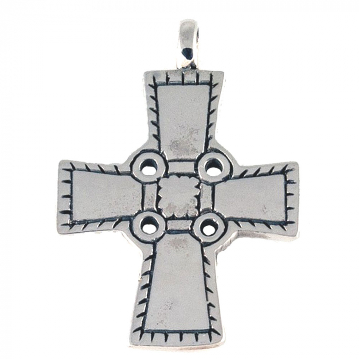 Wikingerkreuz klein Schmuck Anhänger 925er Silber - Kreuze - 25x16mm