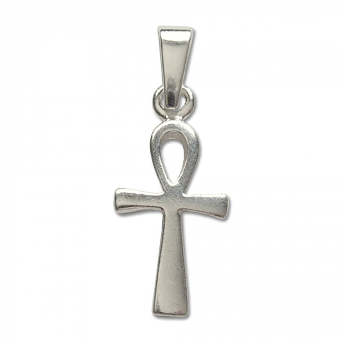 Ankh klein Schmuck Anhänger 925er Silber - Ägyptisch , Ankh - 21x11mm
