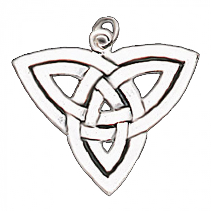 Die Göttin der Dreifalt Schmuck Anhänger 925er Silber - Keltische Knoten - 29x24mm