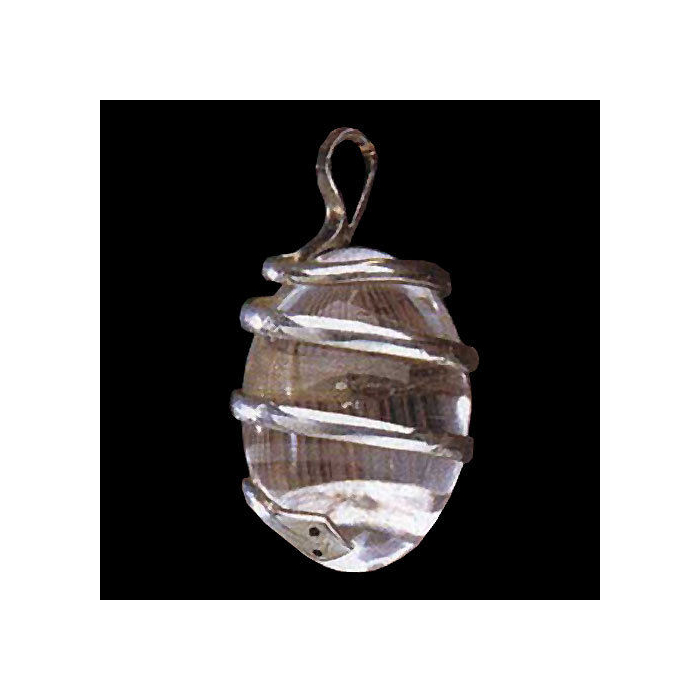Kristallschlange Schmuck Anhänger 925er Silber 38x23mm