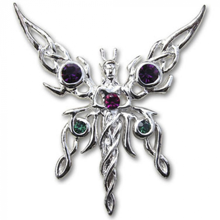 Kalea Solana Anhänger + Kette 925er Silber - Fantasie - 32x32mm