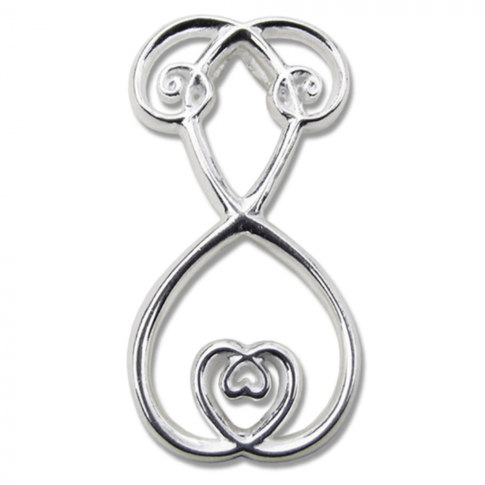Universum Schmuck Anhänger 925er Silber - sonstige Symbole - 22x43mm