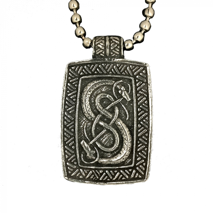Schlangen von Urnes Schmuck Anhänger - Wikinger - 36x22mm