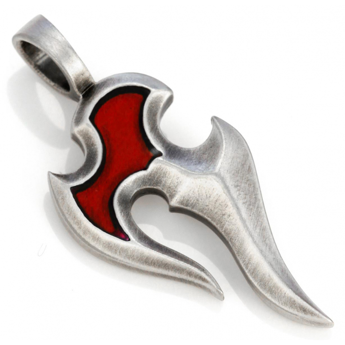 Original Bico Australia Australien Schmuck Anhänger Akoma rot - Modern - 42x19mm