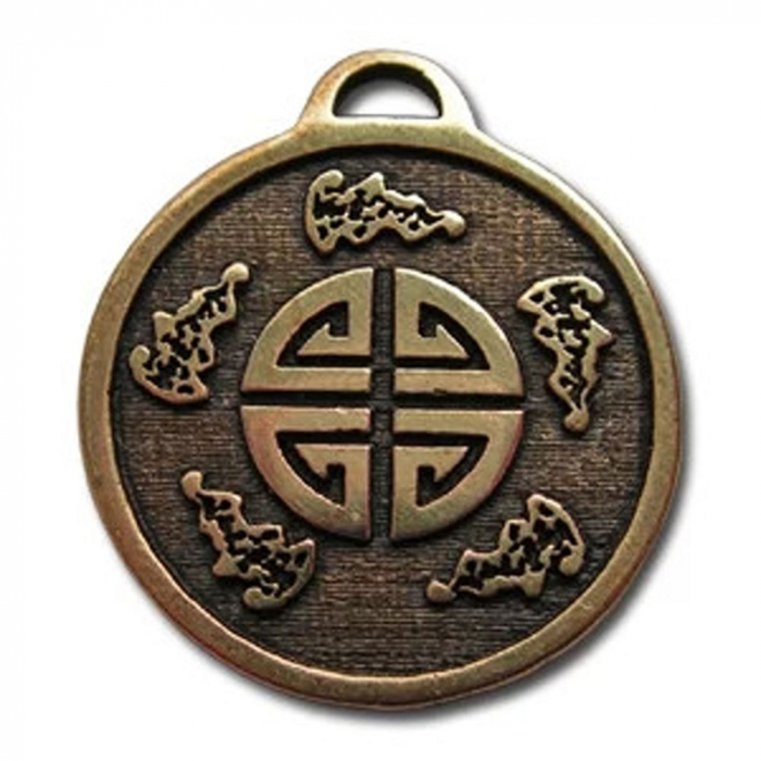 Fünf Segen Anhänger Schmuck 25x30mm mit Halsband