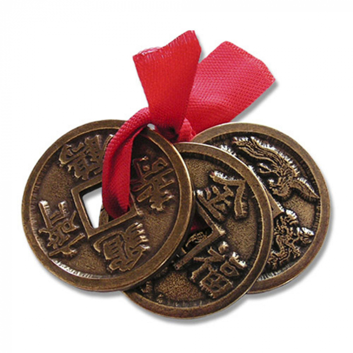 3 chin. Glücksmünzen Anhänger Schmuck