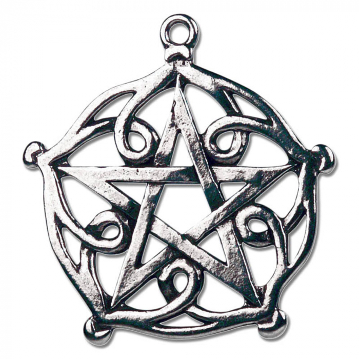 Brisingamen Pentagramm Anhänger Schmuck - Mit Halskette - 44x43mm