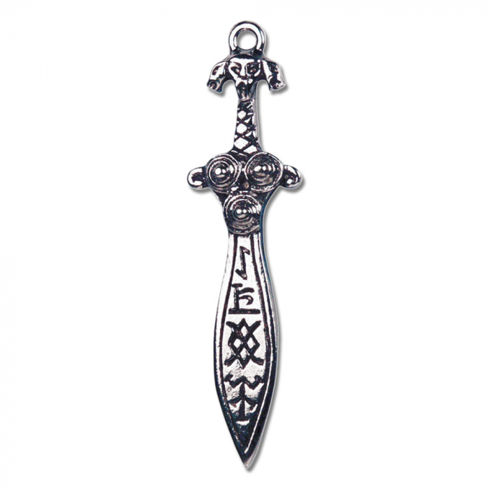 Odins Zauberschwert Anhänger Schmuck mit Halskette 60x17mm