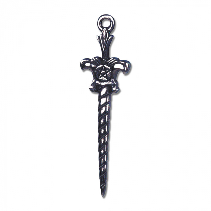 Einhorn Zauberstab Anhänger Schmuck mit Halskette 50x14mm