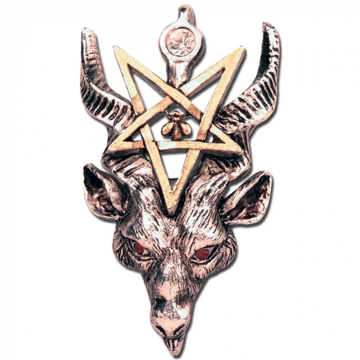 BATHOMET Anhänger Schmuck 43x27mm