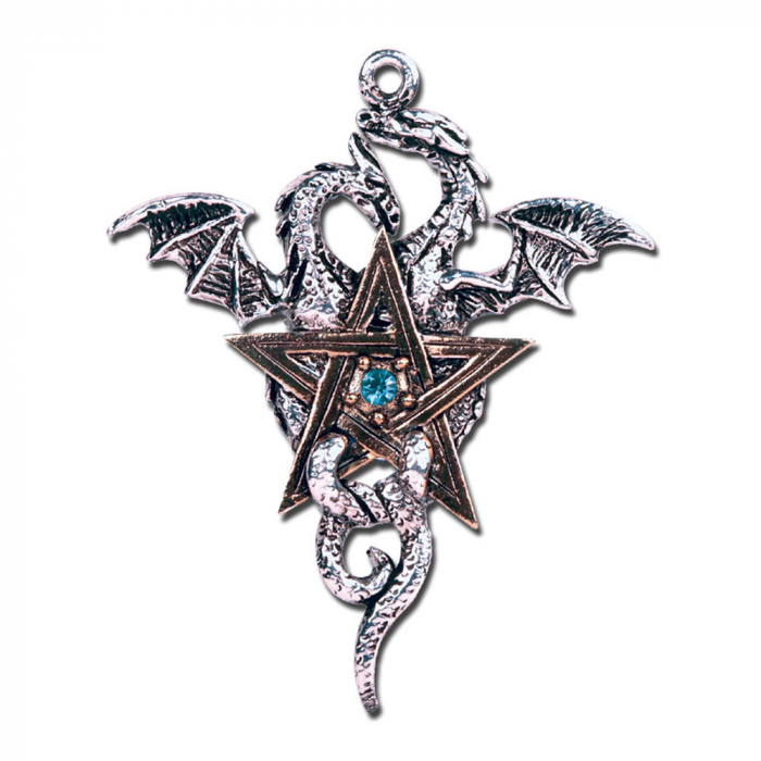 DRACHENSTERN Anhänger Schmuck 45x54mm