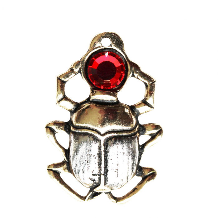 Skarabäus Anhänger Schmuck - Ägyptisch + Kette - 30x20mm