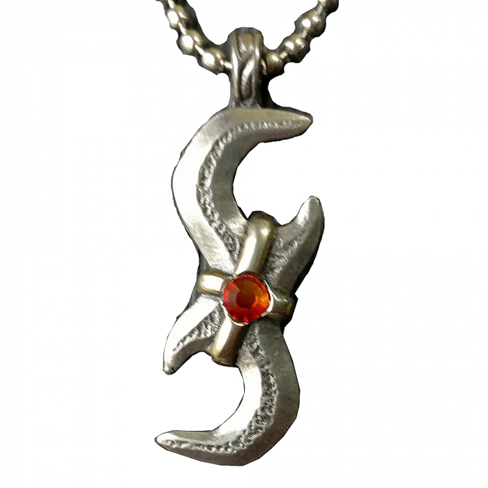 BESINNUNG Anhänger Schmuck + Kette - Fantasie , Modern - 46x18 mm