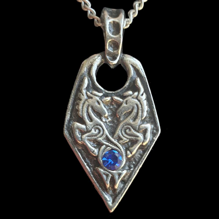 Meereseinhorn Anhänger Schmuck - Einhorn - 39x19mm
