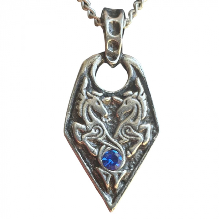 Meereseinhorn Anhänger Schmuck - Einhorn - 39x19mm