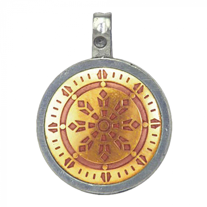 Wheel of Law Anhänger Schmuck 29x37mm