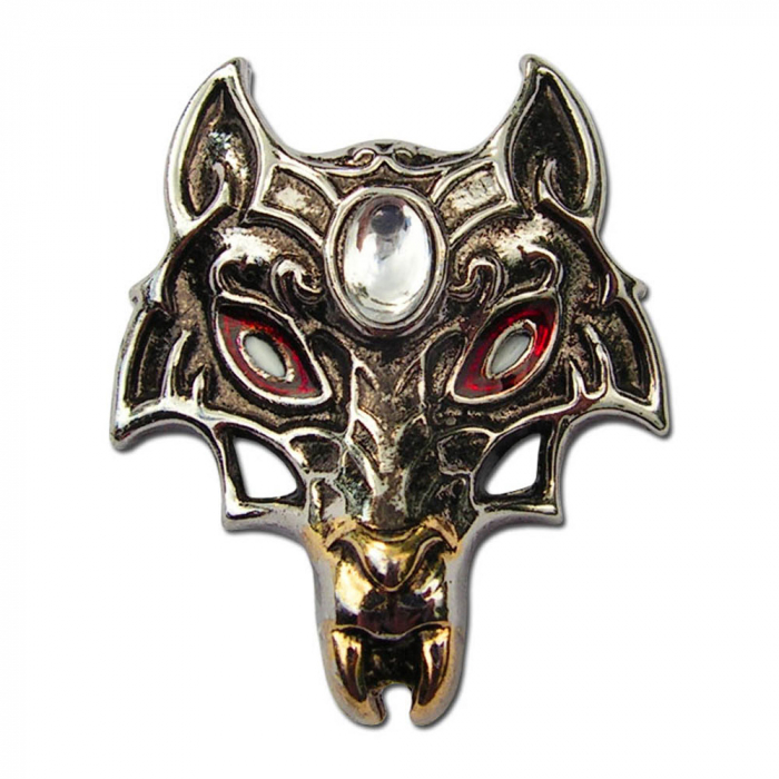 Schmuckanhänger Wolfsmaske Briar Kinder der Nacht - Wolf Hund - 26x32mm