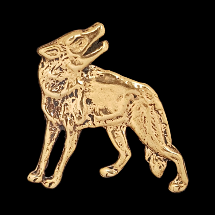 Wolf Wulf Mythologie Schmuck Anhänger Bronze Wald Hund